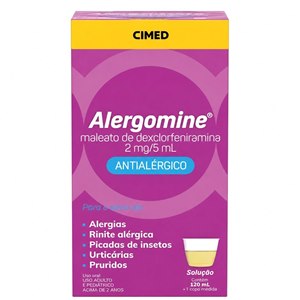 Alergomine Dexclorfeniramina 2mg/5ml Xarope 120ml