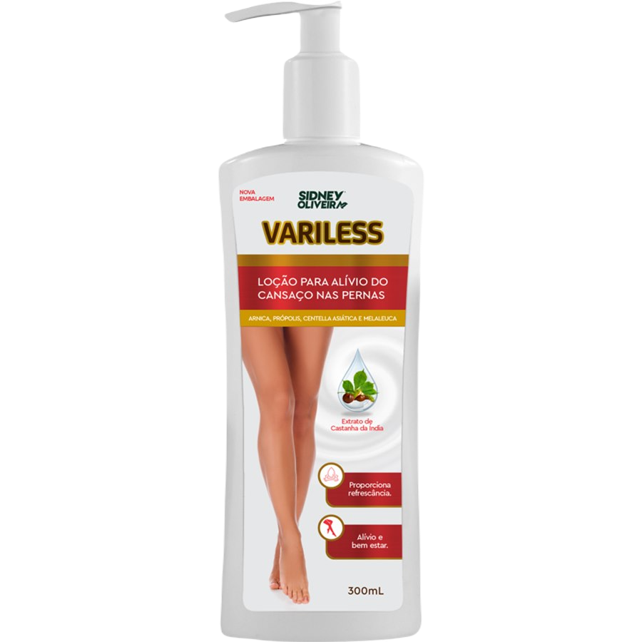 Loção Para Pernas Cansadas Variless Sidney Oliveira 300ml