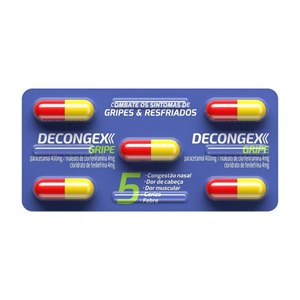 Decongex Gripe 5 Cápsulas