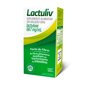 Suplemento Alimentar Lactuliv 667mg/Ml Sem Sabor 120ml
