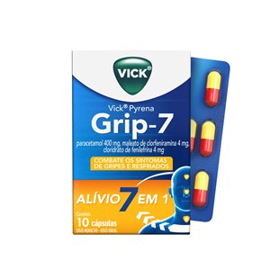 Vick Pyrena Grip-7 10 Cápsulas