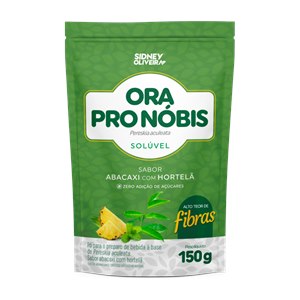 Ora Pro Nóbis Solúvel Sabor Abacaxi Com Hortelã 150g Sidney Oliveira&nbsp;