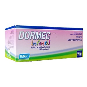 Dormec Infantil 100mg 200 Comprimidos