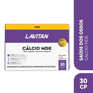 Lavitan Cálcio Mdk 30 Comprimidos