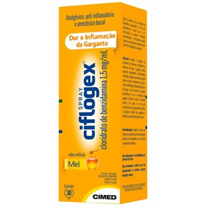 Ciflogex Spray Sabor Mel 30ml