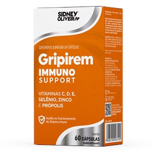 Gripirem Immuno Support 60 Cápsulas Sidney Oliveira
