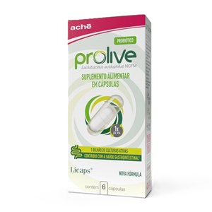 Probiótico Prolive 6 Cápsulas