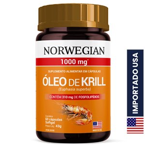 Óleo De Krill 1000mg Made In Usa 60 Cápsulas Sidney Oliveira - Validade Setembro/2026