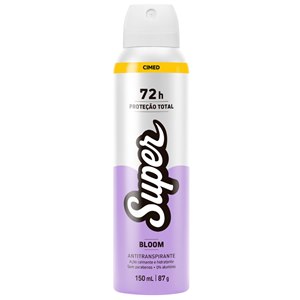 Super Desodorante Antitranspirante Aerosol Bloom Feminino 150ml