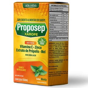 Vitamina C + Zinco, Mel, Extrato De Própolis - Proposep Xarope 150ml