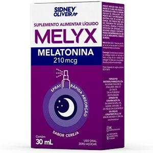 Melatonina Melyx Spray 30ml Sidney Oliveira 