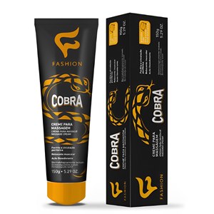Creme De Massagem Cobra Fashion 150g