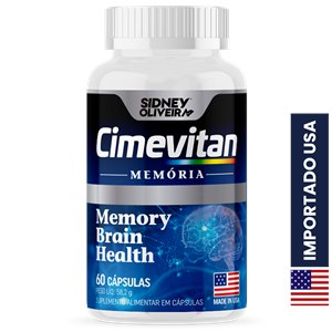 Cimevitan Memória Made In Usa 60 Cápsulas Sidney Oliveira 