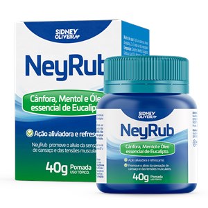 Neyrub Descongestionante Pomada 40g Sidney Oliveira&nbsp;