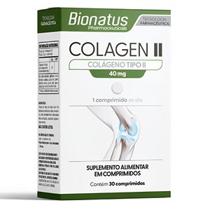 Colágeno Tipo Il - Colagen Il 40mg Bionatus 30 Comprimidos