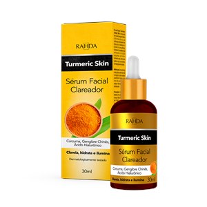 Sérum Facial Clareador Turmeric Skin Rahda 30ml