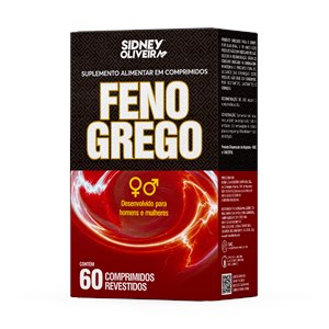 Feno Grego 300mg 60 Comprimidos Sidney Oliveira 