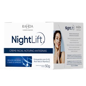 Creme Facial Noturno Antissinais Night Lift 50g Rahda
