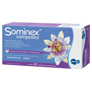 Sominex Composto 20 Comprimidos - Ems