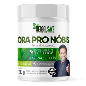 Ora Pro Nóbis &nbsp;solúvel By Geraldo Luís 200g Herbalsave - Validade Outubro/2026